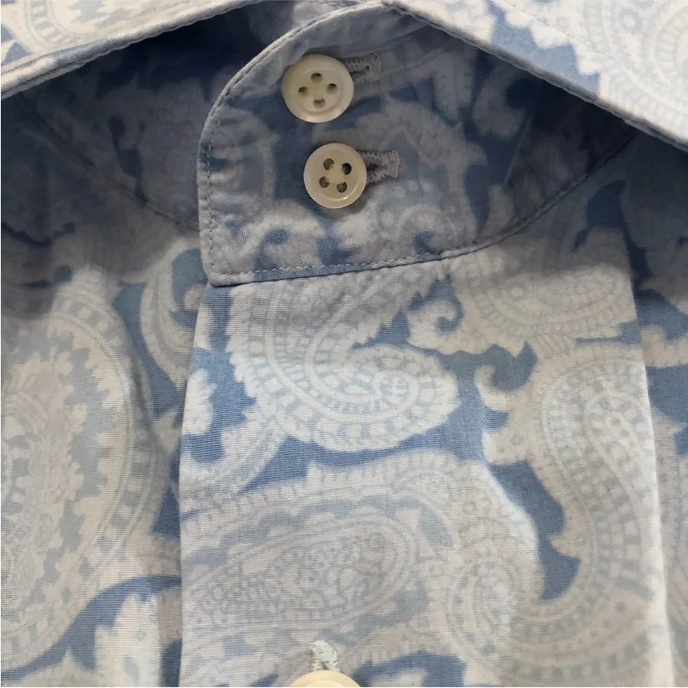 Banana Republic Dress Shirt With Cufflink Cuffs Size L
